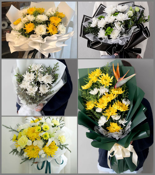 湖北黄冈市浠水县团陂镇方伯祠村白事花束代送